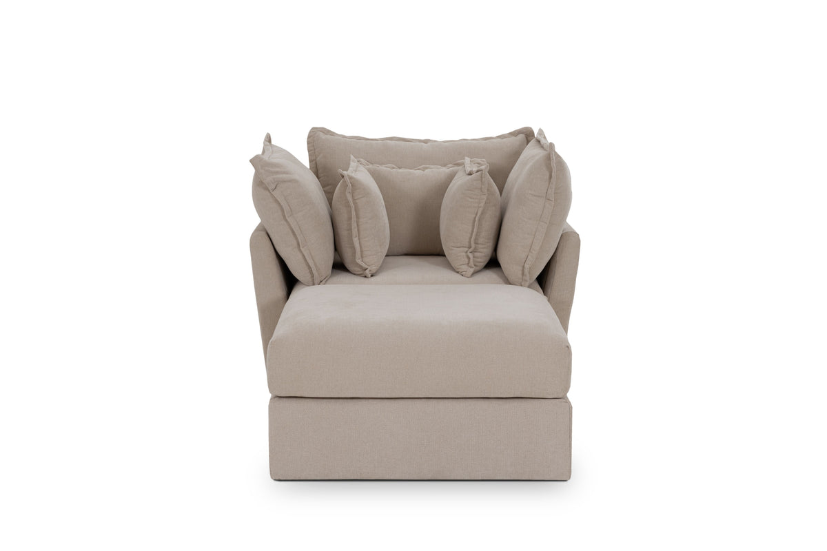 1 Seat Sofa and Ottoman Module — Junto
