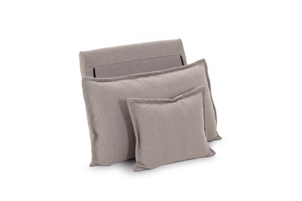 Cover For Angled Backrest Linen Elephant with Fringe