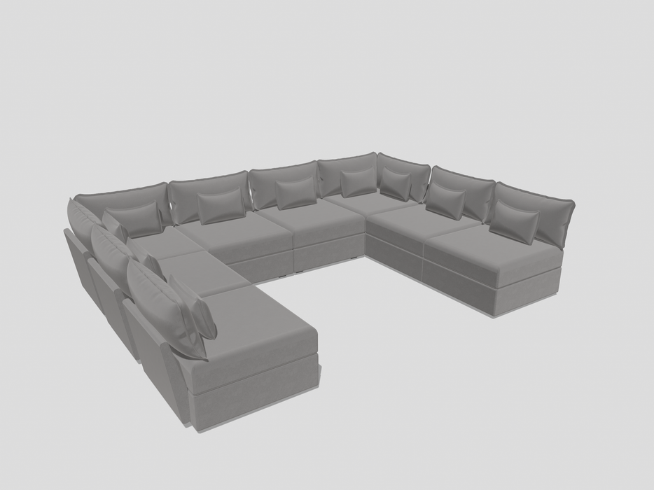 8 Seater Sofa U Shape