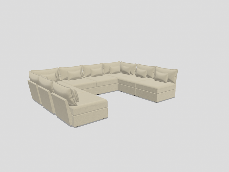 8 Seater Sofa U Shape