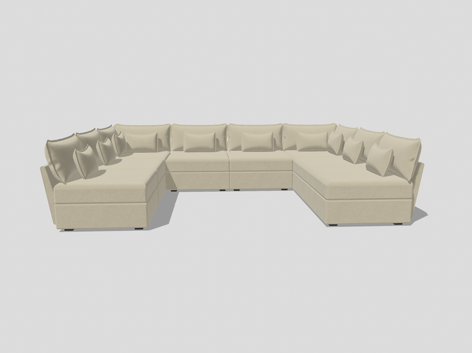 8 Seater Sofa U Shape