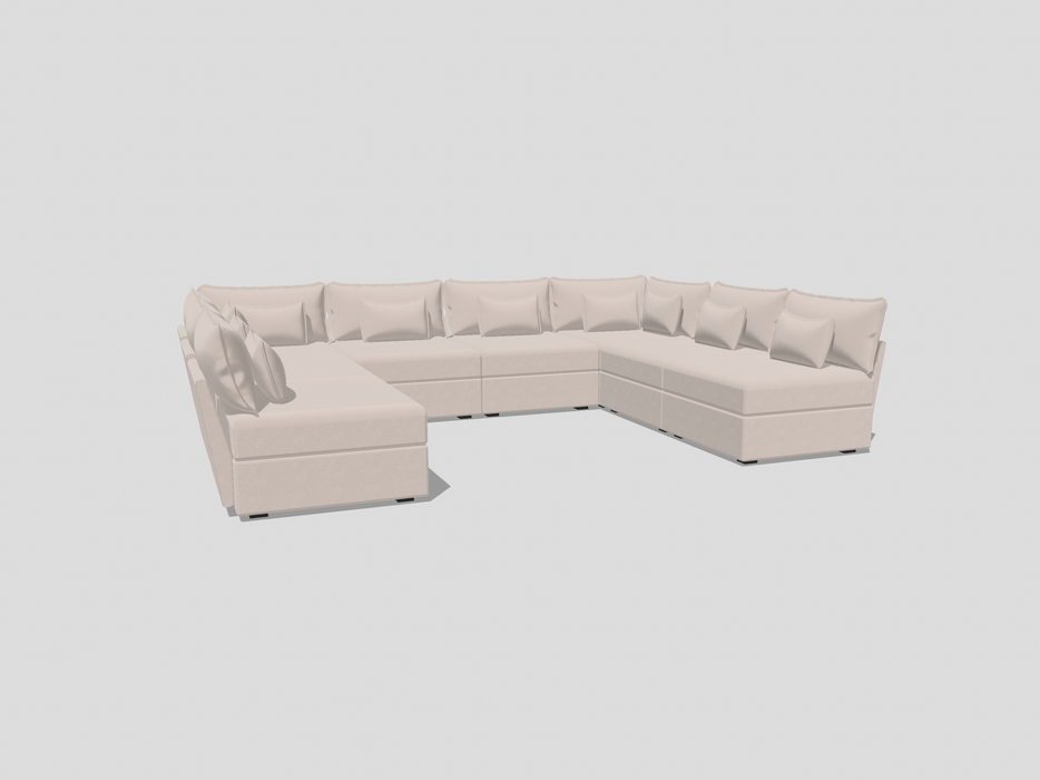 8 Seater Sofa U Shape